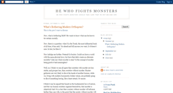 Desktop Screenshot of hewhofightsmonsters.blogspot.com