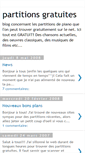 Mobile Screenshot of partitions-gratuites.blogspot.com