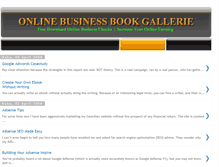 Tablet Screenshot of onlinebizbook.blogspot.com