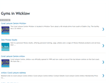 Tablet Screenshot of gyms-in-wicklow.blogspot.com