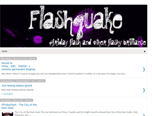 Tablet Screenshot of flashquake.blogspot.com