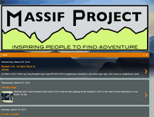 Tablet Screenshot of massifproject.blogspot.com