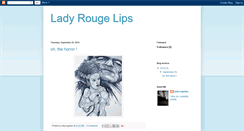 Desktop Screenshot of ladyrougelips.blogspot.com