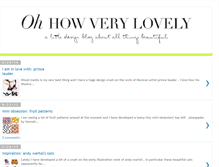 Tablet Screenshot of ohhowverylovely.blogspot.com