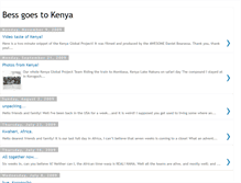 Tablet Screenshot of bessgoestokenya.blogspot.com