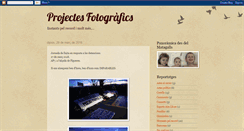 Desktop Screenshot of projectesfotografics.blogspot.com