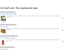 Tablet Screenshot of lilchefsaid.blogspot.com
