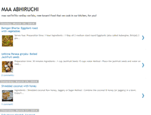 Tablet Screenshot of chivukulakitchen.blogspot.com