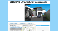 Desktop Screenshot of entorno-proyectos.blogspot.com