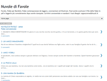 Tablet Screenshot of nuvoledifavole.blogspot.com
