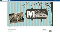 Desktop Screenshot of lifeonmavenue.blogspot.com