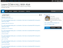 Tablet Screenshot of learnccna4all.blogspot.com