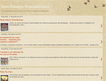 Tablet Screenshot of doceencantopersonalizados.blogspot.com