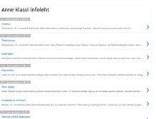 Tablet Screenshot of anneklassiinfoleht.blogspot.com