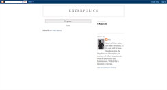 Desktop Screenshot of enterpolics.blogspot.com