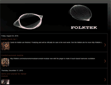 Tablet Screenshot of folktek.blogspot.com