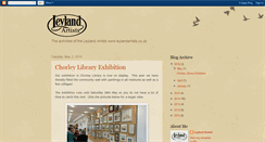 Desktop Screenshot of leylandartists.blogspot.com
