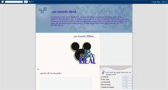 Desktop Screenshot of disney-unmundoideal.blogspot.com