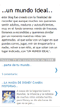 Mobile Screenshot of disney-unmundoideal.blogspot.com