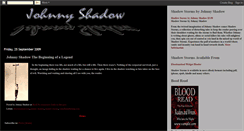 Desktop Screenshot of johnny-shadow.blogspot.com