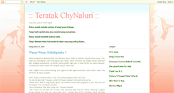 Desktop Screenshot of cahayanaluri.blogspot.com