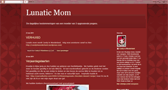 Desktop Screenshot of lunaticmomy.blogspot.com