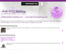 Tablet Screenshot of italyitalianweddings.blogspot.com