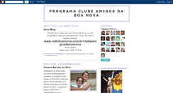 Desktop Screenshot of clubeamigosdaboanova.blogspot.com