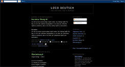 Desktop Screenshot of locodeutsch.blogspot.com