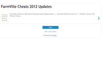 Tablet Screenshot of farmvillecheatupdates.blogspot.com