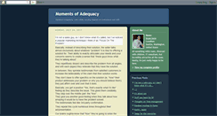 Desktop Screenshot of momentsofadequacy.blogspot.com