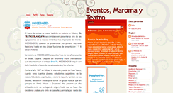 Desktop Screenshot of eventosmaromayteatro.blogspot.com