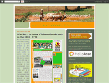Tablet Screenshot of indiandevelopmenteducationproject.blogspot.com