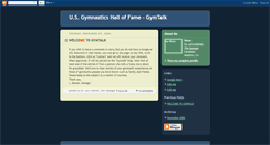 Desktop Screenshot of gymtalk.blogspot.com