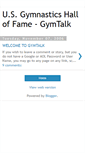Mobile Screenshot of gymtalk.blogspot.com