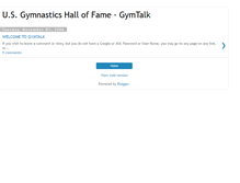 Tablet Screenshot of gymtalk.blogspot.com