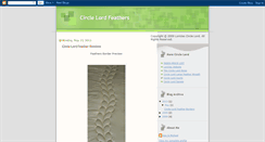 Desktop Screenshot of circlelordfeathers.blogspot.com