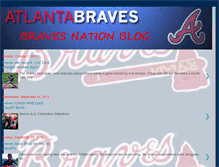 Tablet Screenshot of bravesnationblog.blogspot.com