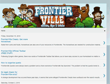 Tablet Screenshot of frontier-ville-cheaters.blogspot.com