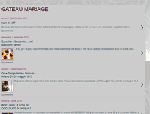 Tablet Screenshot of gateaumariage.blogspot.com