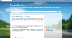 Desktop Screenshot of fundoorecruiter.blogspot.com