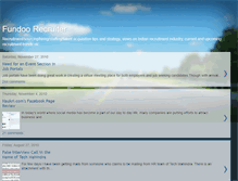 Tablet Screenshot of fundoorecruiter.blogspot.com