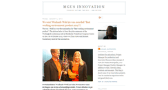 Desktop Screenshot of mgusinnovation.blogspot.com