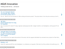 Tablet Screenshot of mgusinnovation.blogspot.com