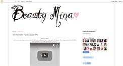 Desktop Screenshot of beautymiina.blogspot.com