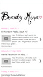 Mobile Screenshot of beautymiina.blogspot.com