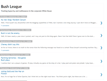 Tablet Screenshot of bush-league.blogspot.com