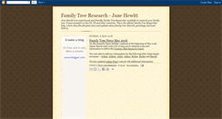 Desktop Screenshot of family-tree-research.blogspot.com