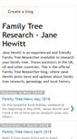 Mobile Screenshot of family-tree-research.blogspot.com