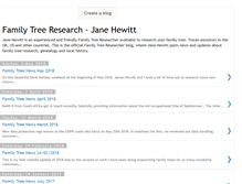 Tablet Screenshot of family-tree-research.blogspot.com